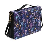 Ceudet Sacs bibliques fantaisie pour femmes et filles en cuir synthétique avec sangle et poignée marque-page Sac d'église, Méduse de dessin animé, M
