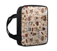 Ceudet Sacs et fourre-tout bibliques pour femmes et hommes - Couverture de la Bible pour enfants - Personnalisable sur un seul côté), Café noir, Taille unique