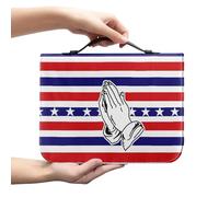 Ceudet Sunflower Fall Étui de transport de la Bible pour femme - Multifonction - Protection légère - Grande taille, Priez pour les États-Unis, XXL