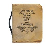 Ceudet Sunflower Fall Étui de transport de la Bible pour femme - Multifonction - Protection légère - Grande taille, Lettre des dieux, M