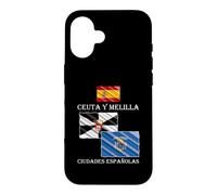 Ceuta et Melilla sont Deux Villes espagnoles Coque pour iPhone 16