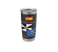 Ceuta et Melilla sont deux villes espagnoles Gobelet isotherme en acier inoxydable double paroi