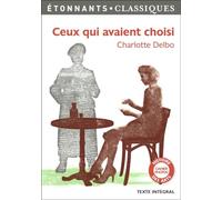 Ceux qui avaient choisi – la couverture peut varier – Flammarion
