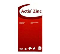 Actis Complément alimentaire Zinc pour chiens et chats – problème de peau, 30 comprimés