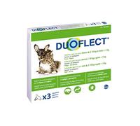 CEVA Duoflect 3 Pippettes de Solution Anti Puces/Poux/Tiques pour Chat/Chien