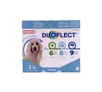 CEVA Duoflect 3 Pipettes de Solutions Anti Puces/Poux/Tiques pour Chien de 10-20 kg