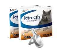 Ceva Strectis 121mg/60mg Spot-on Chat de 5-10kg Spot-on 6 Pipettes