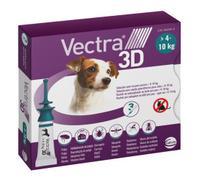 Vectra Solution Spot-on 3D pour chiens 4-10 kg - 3 pipettes