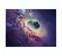 CEVAN Les Set de Table Coton Lin sont-Ils Lavables en Machine Napperon Table de Salon Paysage Cosmique Lot de 1, Set de Table Coton Enduit Sets de Table Imperméables, 21x32cm