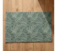 CEVAN Tapis de Bain XXL Tapis D Entrée Interieur Motif Rétro Tapis de Bain Antiderapant pour Douche Grand Paillasson Interieur Entree Surface en Flanelle Douce 45x75cm