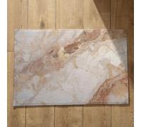 CEVAN Tapis de Cuisine Original Tapis Entrée Poil Ras Motif Marbré Tapis de Bain Fun Tapis D'Entrée Extra Fine Surface en Flanelle Douce, Design Personnalisable 40x60cm