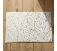 CEVAN Tapis de Sol D'Entrée Tapis D'Entrée Grand Format Feuille Tapis de Cuisine Indienne Tapis D'Entrée Japonais Surface en Flanelle Douce, Design Personnalisable 40x60cm