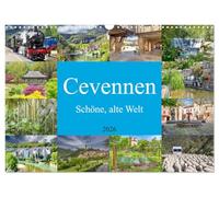 Cévennes - Le beau vieux monde, Version française (Calendrier mural 2026 DIN A3 portrait), Calendrier CALVENDO mensuel