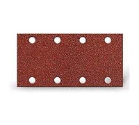 Cevik IMP3113 - Lija abrasiva para lijadora 93x185 mm (6 ud.) grano 80 con velcro 8 agujeros paralelos