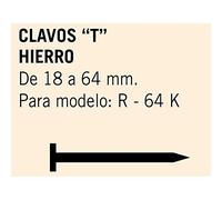 Cevik mcclavot-32 - Clous T fer long 32 mm Boîte de 2 milliers