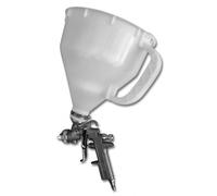 CEVIK PRO - CA-1807L Pistolet à Peinture Gravité Pro - 5L - Station de Peinture pour Enduits Lisses - Haute Précision - Résistance Chimique - Accessoires Inclus