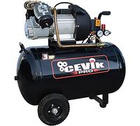 CEVIK PRO - CA-PRO100VX - Compresseur d’Air - Tête en V - 72 dB - 100 Litres - 3HP - Max 8 Bar - 340 l/min - Avec Huile - Deux Sorties d’Air - Compact et Portable - Compresseur Peinture Pneumatique