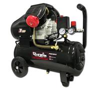 CEVIK PRO - CA-PRO25VX - Compresseur d’Air - Tête en V - 72 dB - 24 Litres - 3HP - Max 8 Bar - 340 l/min - Avec Huile - Deux Sorties d’Air - Compact et Portable - Compresseur Peinture et Pneumatique
