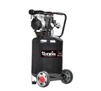 CEVIK PRO - CA-PRO50SVT - Compresseur d’Air Silencieux - 65 dB - 50 L - 1.5HP - Max 8 Bar - 300 l/min - Sans Huile - Deux Sorties d’Air - Compact et Portable - Compresseur Peinture Outils Pneumatiques
