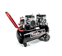 CEVIK PRO - CA-PRO80SILENT - Compresseur d’Air Silencieux - 68 dB - 80 - 3HP - Max 8 Bar - 350 l/min - Sans Huile - Deux Sorties d’Air - Compact et Portable - Compresseur Peinture Outils Pneumatiques