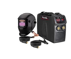 CEVIK PRO - CE-BLACK170PLUS - Pack Soldador Inverter MMA y Máscara de Soldadura - 20-170 Amp - Transitores IGBT - Conector DINSE50 - Electrodos hasta 4 mm - Display Digital - Conectable a Generador