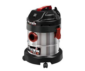 CEVIK PRO CE-PRO20X Aspirateur Eau et Poussière 1250W Inox - Aspirateur Chantier Solide et Liquide avec Fonction Soufflerie - Aspirateur Sans Sac Puissant - Cuve 20L - Accessoires Inclus