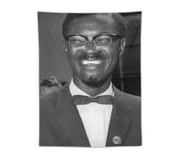 CEWO Poster (7) Revolutionnaires africains Patrice Lumumba (7) Tapisserie murale esthétique pour chambre à coucher, salon, 76,2 x 101,6 cm