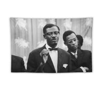 CEWO Poster Révolutionnaires africains Patrice Lumumba (2) - Tapisserie murale - Cadeau pour chambre à coucher, salon - 101,6 x 152,4 cm