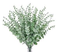 CEWOR Lot de 36 tiges d'eucalyptus artificielles de 36 cm pour décoration de mariage, centre de table, arrangement floral, ferme, printemps, décoration d'intérieur
