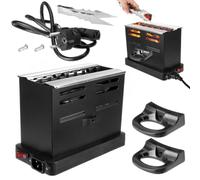 CEWROM Allume-charbon électrique 800 W grille-pain avec pince | Petit allume-barbecue avec système de chaleur à trois côtés, mini four à charbon, allume-barbecue électrique
