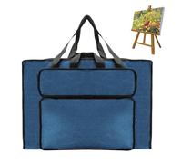 CEWROM Sac de transport étanche A3 pour planche à dessin et croquis - Sac de transport portable pour enfants et artistes - Sac de planche à dessin - Porte-documents d'artiste, bleu, Organiseur de