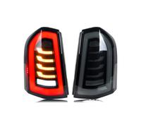 CEWSUIO Bloc optique arrière Compatible Avec Chrysler Pour 300 300C 300S 2011-2014 Clignotant Séquentiel Pour Dynamique Feux Arrière Noirs Assemblage Assemblage