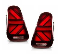 CEWSUIO Bloc optique arrière Compatible Avec Mini Pour R50 R52 Pour R53 Pour Cooper Arrière Feu Position + Feu Stop + Feu De Recul + Clignotant Pour Dynamique Clignotant Feu Arrière(Red Rens)