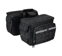 CEWSUIO Sacoches pour Sportster pour Softail pour Dyna pour Cruiser Sacoche de Moto Sacoches de Selle de Moto 15L Sacoche de Selle à Jeter Sacoche latérale Sac de Placement