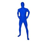 Cexiakong Body invisible pour homme - Costume de scène pour femme - Costume d'Halloween - Vêtement de cosplay - Décoration - Combinaison intégrale - Pour homme et femme - Tenue flexible - Belle, bleu