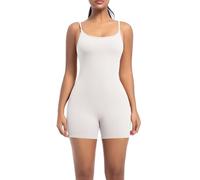 Cexiakong Shapewear - Body gainant pour femme - Gainant - Sans coutures - Gainant - Amincissant - Maillot de bain, Blanc., M