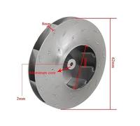 CEXOHAO Outils compatibles avec Cleaner Fan Impeller Motors Aluminum Plastic Impeller Fan Blade 71mm 62mm for Vacuum Cleaner Parts Vacuum