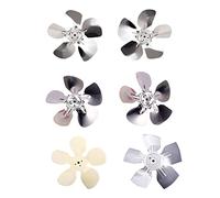 CEXOHAO Outils compatibles avec Freezer Motor Fan Blade Aluminum Fan Blade Motor Fan Blade Refrigerator Freezer Condenser Cooling Motor Aluminum Fan Blade