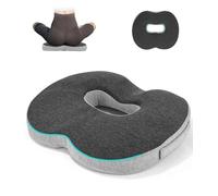 Cexovo Coussin de Chaise Anti-escarres Coussin Coccyx Coussin Chaise Bureau Orthopédique Donut Coussin Orthopédique Coussin Ergonomique Assise à Mémoire de Forme