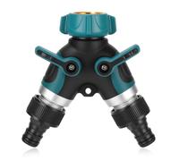 Cexovo Distributeur Arrosage 2 Voies 3/4 Y-Distributeur Raccord Tuyau D'arrosage,Double Sortie Robinet Jardin,Robinet Double Machine a Laver,Diviseur de Tuyau,Robinet Tuyau Arrosage avec Interrupteur