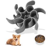 Cexovo Gamelle Anti Glouton Chien Gamelle d'alimentation Lente avec Base Gamelle Anti Glouton Chat pour Ralentir la Nourriture pour Chiens Favorise Une Alimentation Saine Et Une Digestion Lente
