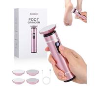 Cexovo Râpe à Pieds Pédicure Electrique,Electrique Anti-callosité Lime Pieds,USB Rechargeable Electrique Lime pour Pieds,Rapeuse Pieds électrique avec 4 Tampons Remplacement pour Peau Morte Corne Talo