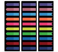 CEXUN 600 Pièces Marque-pages PET Autocollants, Multicolores, Petites Étiquettes Inscriptibles, Pour D'Index Étiquettes Séparateur Guides, 600 Count