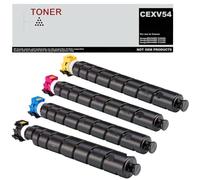 CEXV54 Lot de 4 toners compatibles avec Canon 1394C002 1395C002 1396C002 1397C002