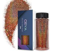 Ceya 100 g de poudre de paillettes ultra fines pour laser, café, holographique, 0,3 mm pour slime, résine, loisirs créatifs, bijoux, nail art, festival, maquillage, scrapbooking, peinture, cartes de