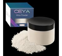 Ceya Mica poudre, 5.3oz/ 150g Diamant Blanc nacré Pigment poudre, pour époxy, rouleau, bombe de bain Slime, teinture de savon, Slime, bougie, résine artisanat, peinture, bijoux, vernis à ongles