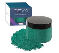 Ceya Mica poudre, 5.3oz/ 150g Vert Pin nacré Pigment poudre, pour époxy, rouleau, bombe de bain Slime, teinture de savon, Slime, bougie, résine artisanat, peinture, bijoux, vernis à ongles