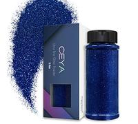 Ceya Poudre de paillettes ultra fine - 100 g - Bleu roi - Paillettes en résine - Pour loisirs créatifs - 0,2 mm - Pour verre en résine époxy - Pour nail art - Pour le visage, le corps, les festivals