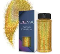 Ceya Poudre de paillettes ultra fines de 0,2 mm pour résine époxy, pour loisirs créatifs, gobelet, bijoux, nail art, festival, maquillage, peinture, cartes de mariage - 100 g