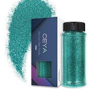 Ceya Poudre de paillettes ultra fines de 0,2 mm pour résine époxy, slime, gobelet, bijoux, nail art, festival, maquillage, scrapbooking, peinture, cartes de mariage - 100 g